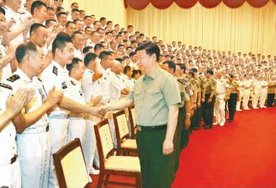 努力建设一支强大的现代化海军 为实现中国梦强军梦提供坚强力量支撑 努力建设一支强大的现代化海军 为实现中国梦强军梦提供坚强力量支撑